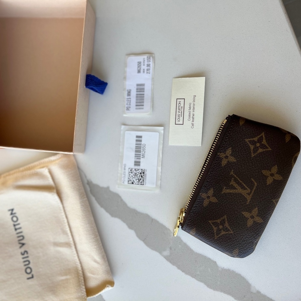 Louis Vuitton 62650 Key Pouch Original Monogram